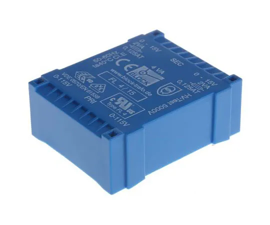 63-7420-05　15V交流2输出通过孔PCB变压器，4VA　FL 4/15