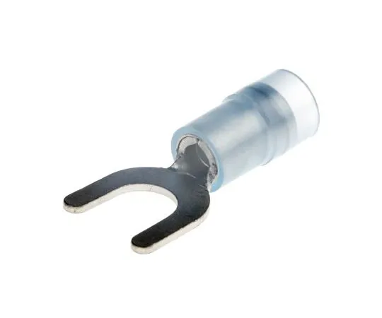 63-7459-84　RS PRO绝缘压痕铁锹连接器，1.5mm2至2.5mm2、16AWG至14AWG、M5 (#10) 螺柱尺寸尼龙、蓝色　267-3818