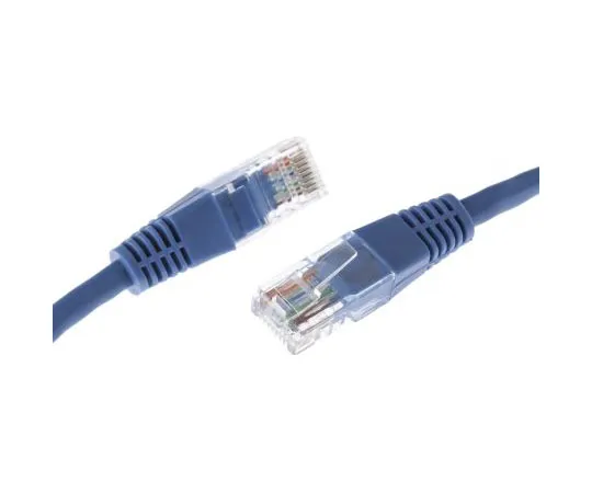 63-7424-89　取消选择Forg Blue PVCCat5e电缆U/UTP, 500mm公线RJ45/公线RJ45　CR503NB05CBL