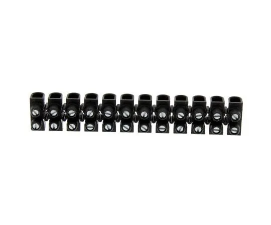 63-7462-93　Legrand 0 342 13 Terminal Strip, Straight, 12way, 2 Row,41A, 400 V,长度107mm, Black　0 342 13