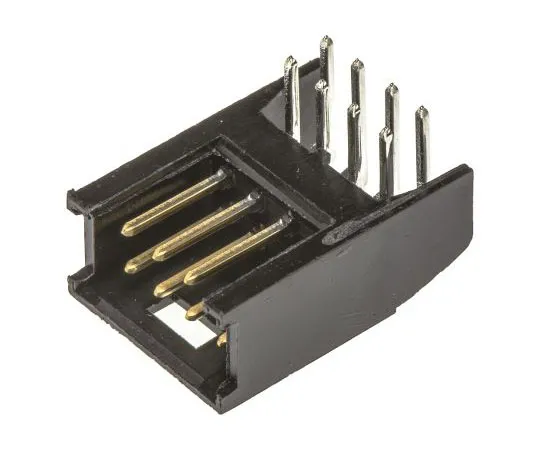 63-7438-33　TE连通性AMPMODU MOD II,8路，2列，直角PCB头　280389-2