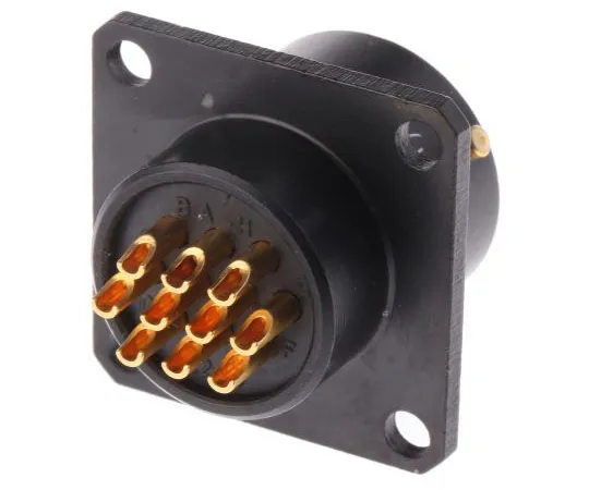 63-7479-90　安费诺62LC系列面板安装连接器10触点插座　62LC-12E12-10PN(771)