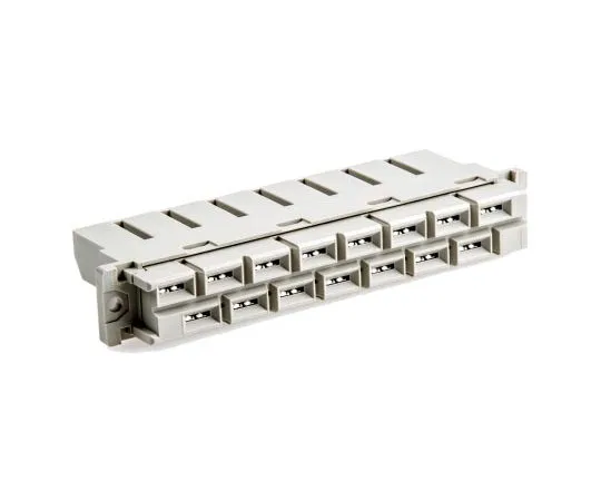 63-7360-32　Harting 15 Way 10.16mm Pitch, Type H15 Class C1,2 Row, Straight DIN 41612 Connector, Socket　9062152811