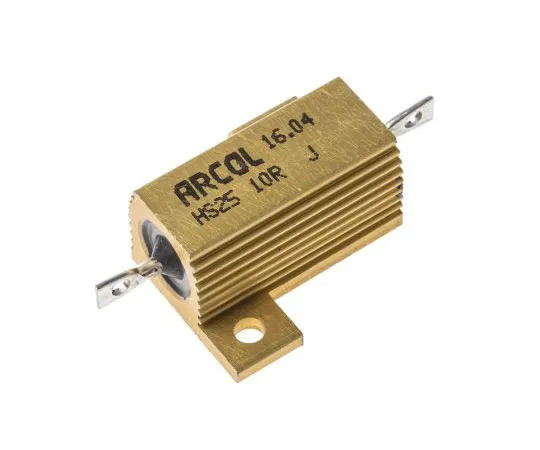 63-7348-69　ArcolHS25系列铝合金厚板轴向线材贴装电阻，10Ω±5% 25W　HS25 10R J