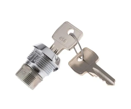 63-7490-06　Euro-Locksa Lowe&Fletcher Group公司Panel to Tongue Depth 13mm Zamak Chrome Plated Camlock, Key to unlock　F5E-03-2 (455E)