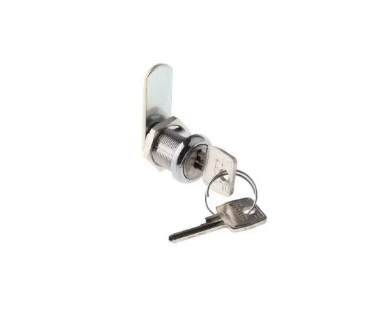 63-7417-31　Euro-Locksa Lowe&Fletcher Group Company Panel to Tongue Depth 20mm Nickel, Stainless Steel Chrome Plated Camlock,　1336012