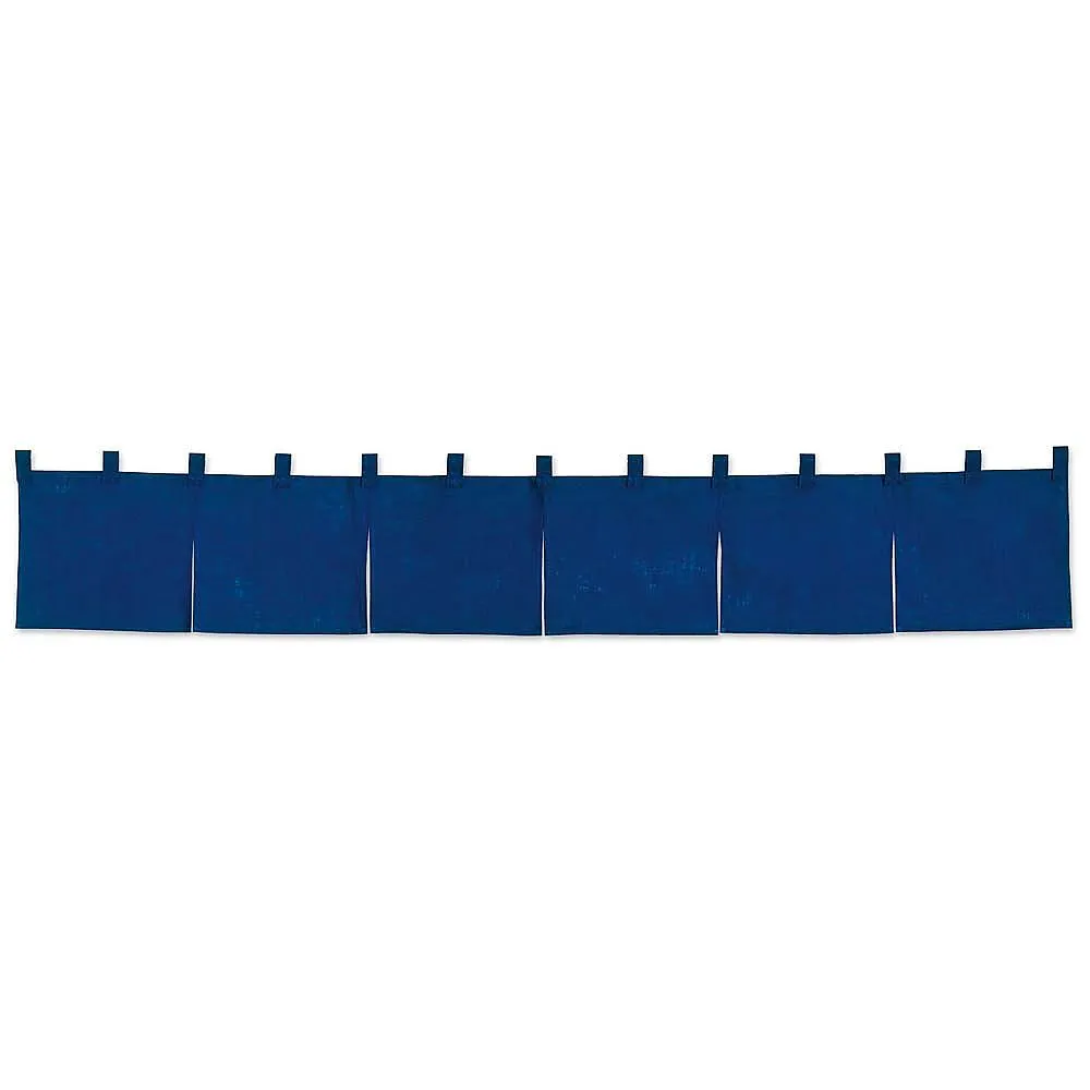 62-6319-03　Counter Noren Cotton Linen Plain Navy　001-09