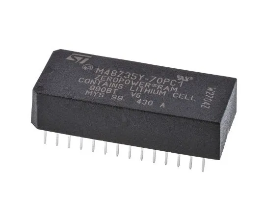 63-7485-03　意法半导体M48Z35Y-70PC1NVRAM, 256kbit, 70 ns28-PinPCDIP　M48Z35Y-70PC1