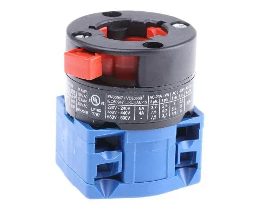63-7485-90　Kraus&Naimer, SP 2 Position 60°旋转开关，690 V, 20 A, Rotary Knob Actuator　CG8A200/GBA001*FT