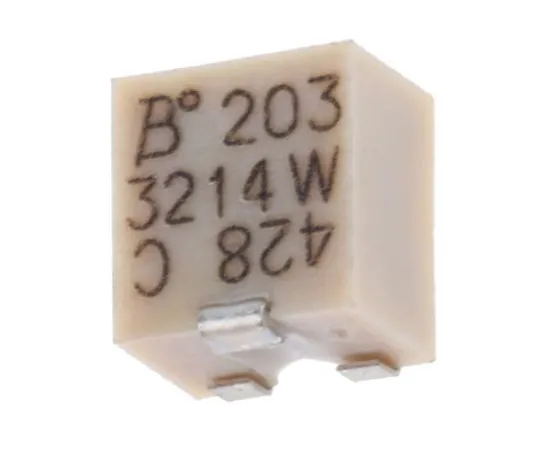 63-7442-01　20kΩSMD微调电位器0.25W顶部调节阀3214系列　3214W-1-203E