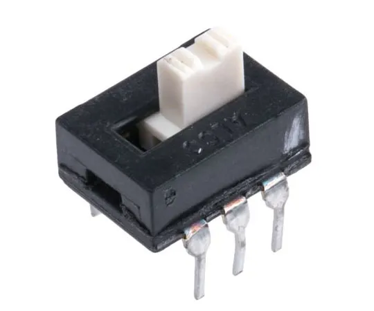 63-7349-74　PCB DIP开关双极双抛 (DPDT) 300 mA@115 V直流滑动　ASE2204