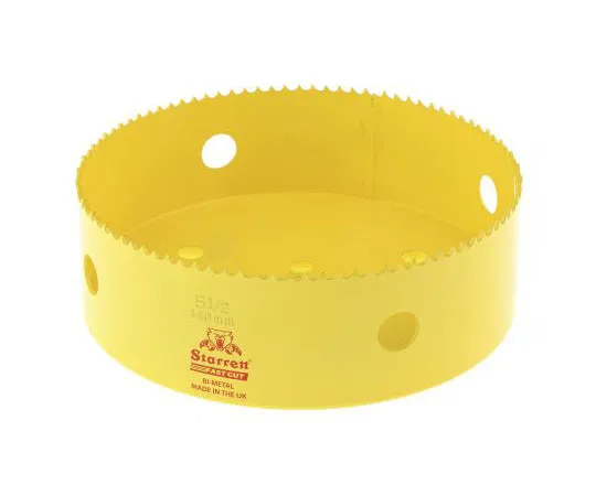 63-7419-61　Starrett HSS 140毫米孔锯双金属，38毫米切割深度　FCH0512