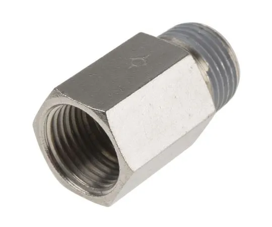 63-7372-43　RS PRO 9.9 kgf/cm2, 990 kPa气动直螺纹适配器，R 1/2女性男性　144-2706