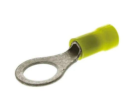 63-7428-20　TE连通性PLASTI-GRIP系列绝缘压紧环端子，M10螺柱尺寸，3mm2至6mm2线材尺寸，黄色　160300