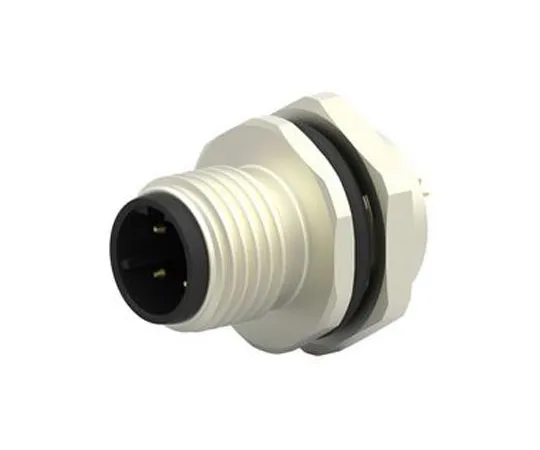 63-7041-16　TE连接器M12系列面板安装连接器，4个触点插座　T4132412041-000