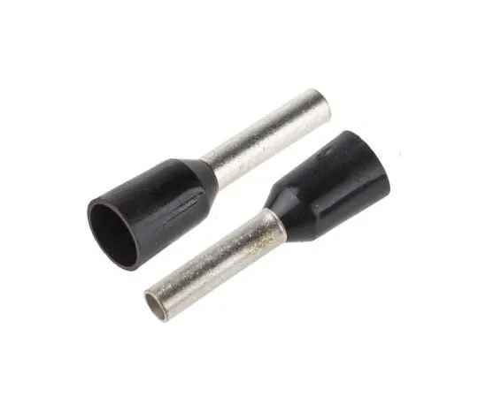 63-7364-61　JST FTR系列绝缘压紧靴带铁，8mm针长，1.7mm针直径，1.5mm2线材尺寸，黑色　FTR1.5-8