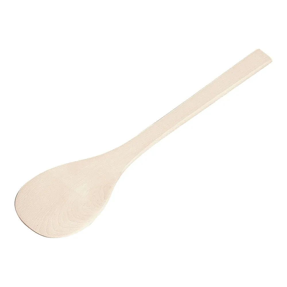 62-6383-12　Wooden round spatel (beech) 57 cm