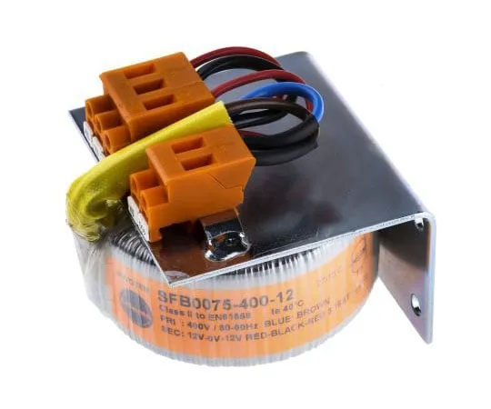 63-7484-65　1输出环形变压器，75VA,±12V交流变压器　SFB0075-400-12