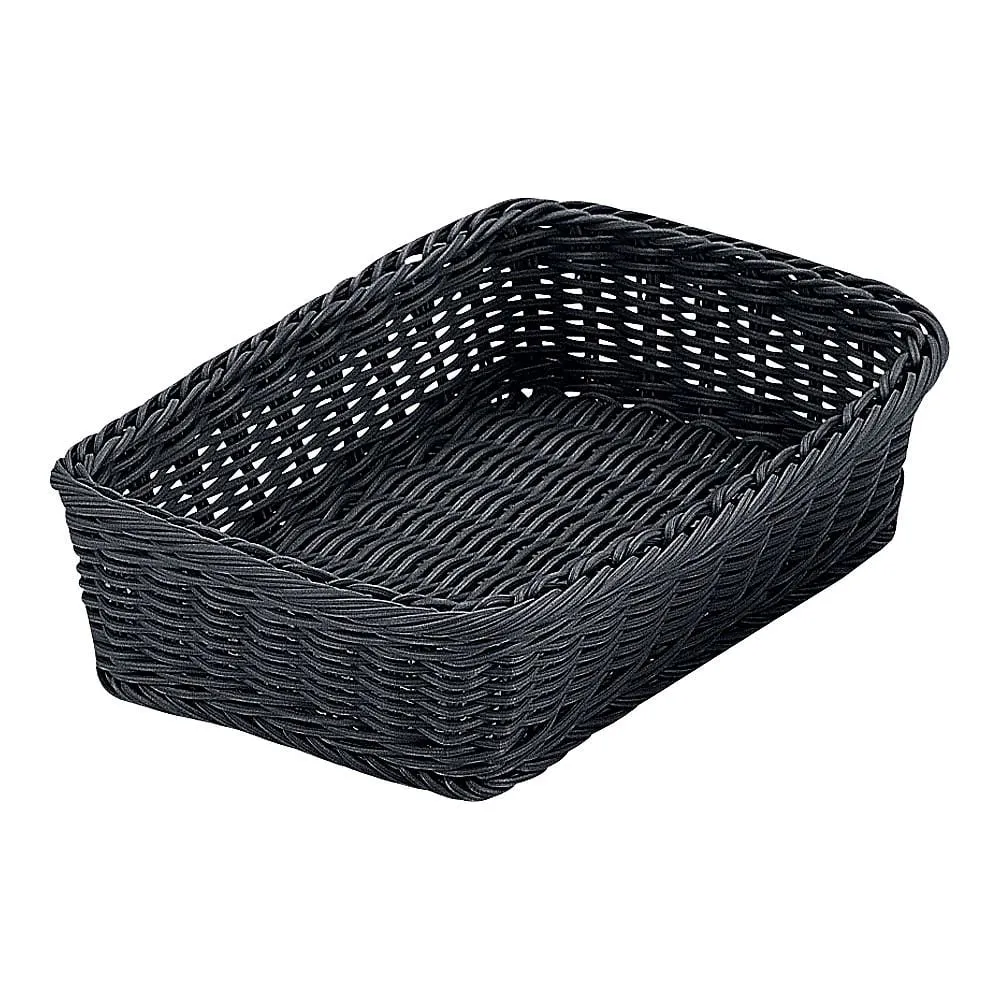 62-6403-28　PP Square Basket Black 27 Type　RE-334-BK