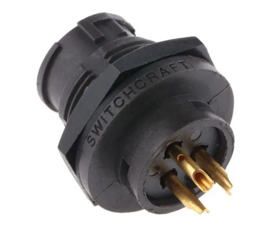 63-7431-47　SwitchcraftEN3系列面板安装连接器，3个触点插头　EN3P3MX