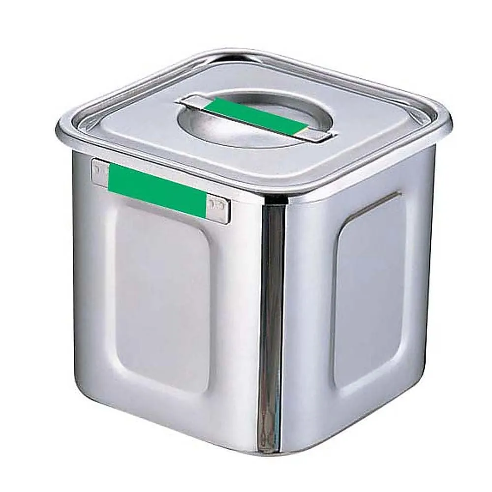 62-6386-60　Square Kitchen Pot 10.5 cm Green
