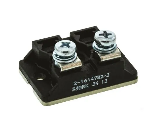63-7434-16　TE ConnectivityBDS100系列螺丝终端厚膜面板贴装电阻，330Ω±10% 100W　BDS2A100330RK