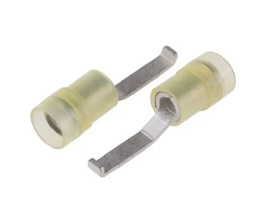 63-7459-97　RS PRO钩型绝缘压痕刀片端子17.2mm刀片长度，4mm2至6mm2,12AWG至10AWG,黄色　267-4085