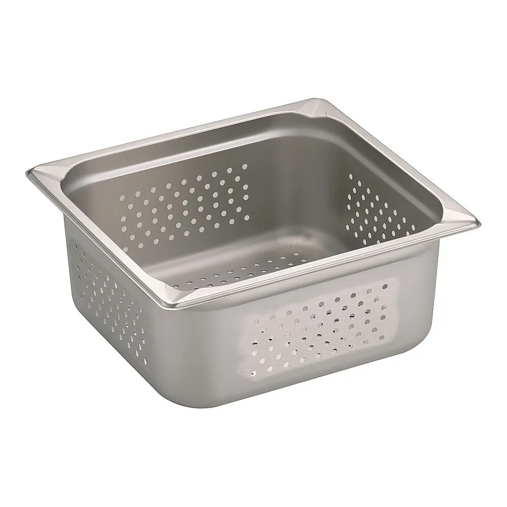 62-6360-80　KINGO Stainless Steel Hole Hotel Pan 2/3 x 150　23150PS