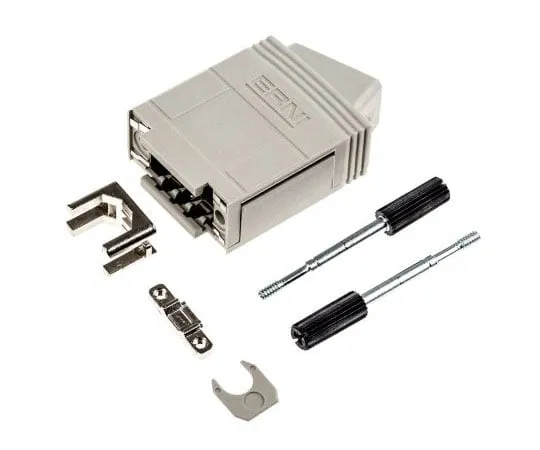 63-7433-15　ERNI KSG 200系列PC直角D-subconnector背壳，9路　63389