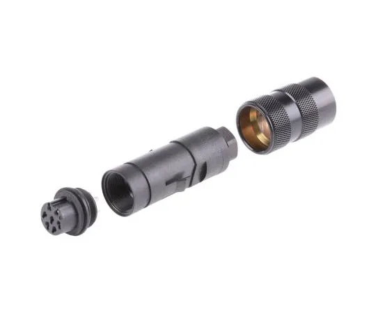 63-7455-80　固定器723系列微型电缆安装连接器，7个触点插头　09-0126-25-07