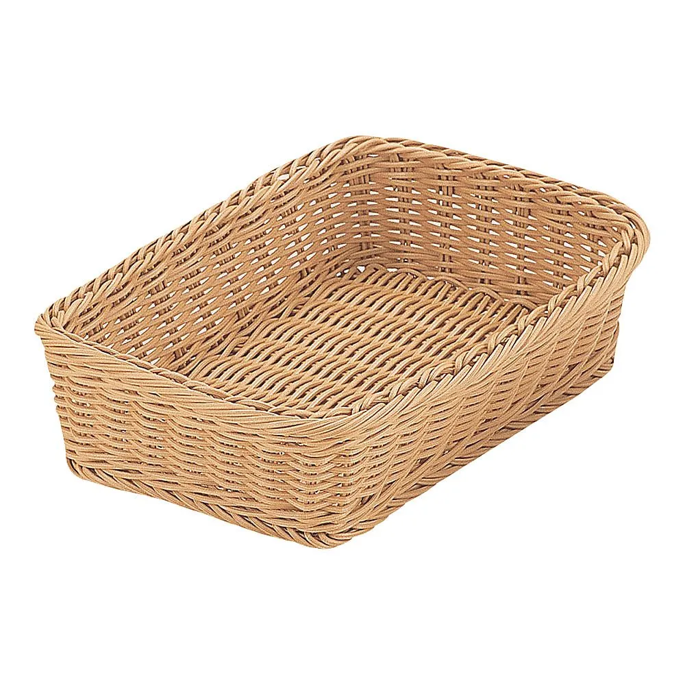 62-6403-16　PP Square Basket Ivory Type 27　RE-311-IV