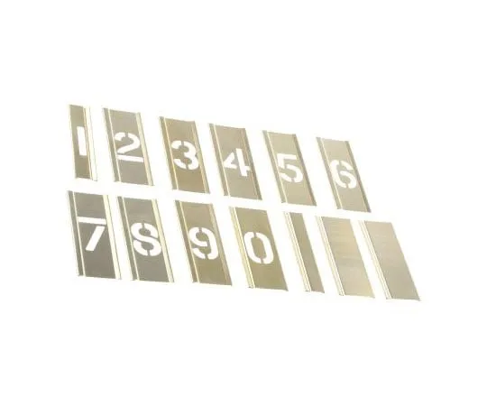 63-7486-83　棕色黄铜模板，1英寸　125136