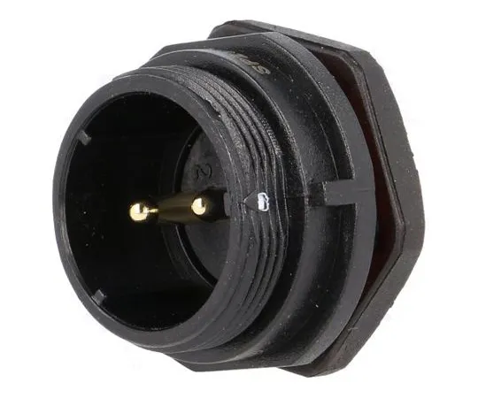 63-7026-01　RS PRO面板安装连接器，2个触点插座　131-6370