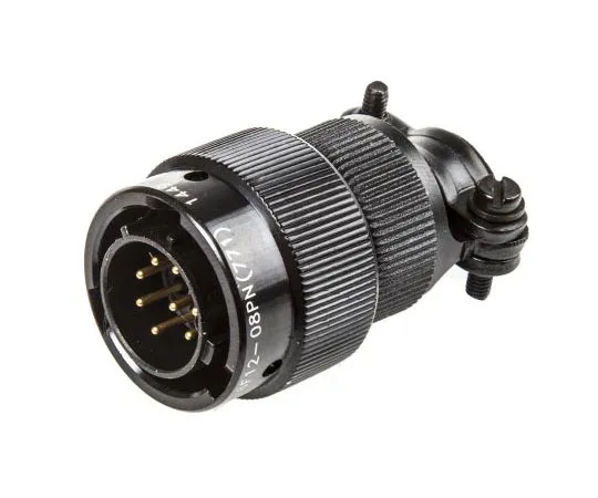 63-7479-79　安费诺62LC系列电缆安装连接器，8触点插头　62LC-16F12-08PN(771)