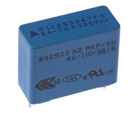 63-7354-26　EPCOS 1μF聚丙烯电容器PP305Vac±10%通过孔B32923C系列的耐受性　B32923C3105K000