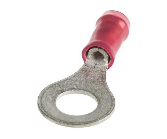 63-7383-29　TE Connectivity PIDG系列绝缘压紧环端子，M6螺柱尺寸，0.26mm2至1.65mm2线材尺寸，红色　130046