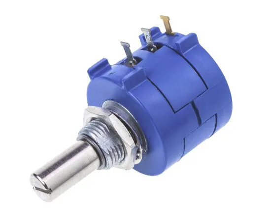 63-7363-08　Bourns 1 Gang旋转缠绕电位器，直径6.35 mm。轴，200Ω，±5%，2W,线性3590S-2-201L　3590S-2-201L