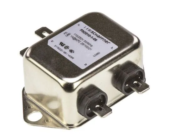 63-7429-95　SchaffnerFN2010系列1A 250 V ac 0→400Hz机箱安装RFI过滤器，带有标签终端　FN2010-1-06