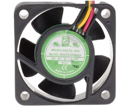63-7372-23　RS PRO轴向风扇，40 x 40 x 15mm,8.5cfm,1.5W, 5 V直流，IP55　144-2040