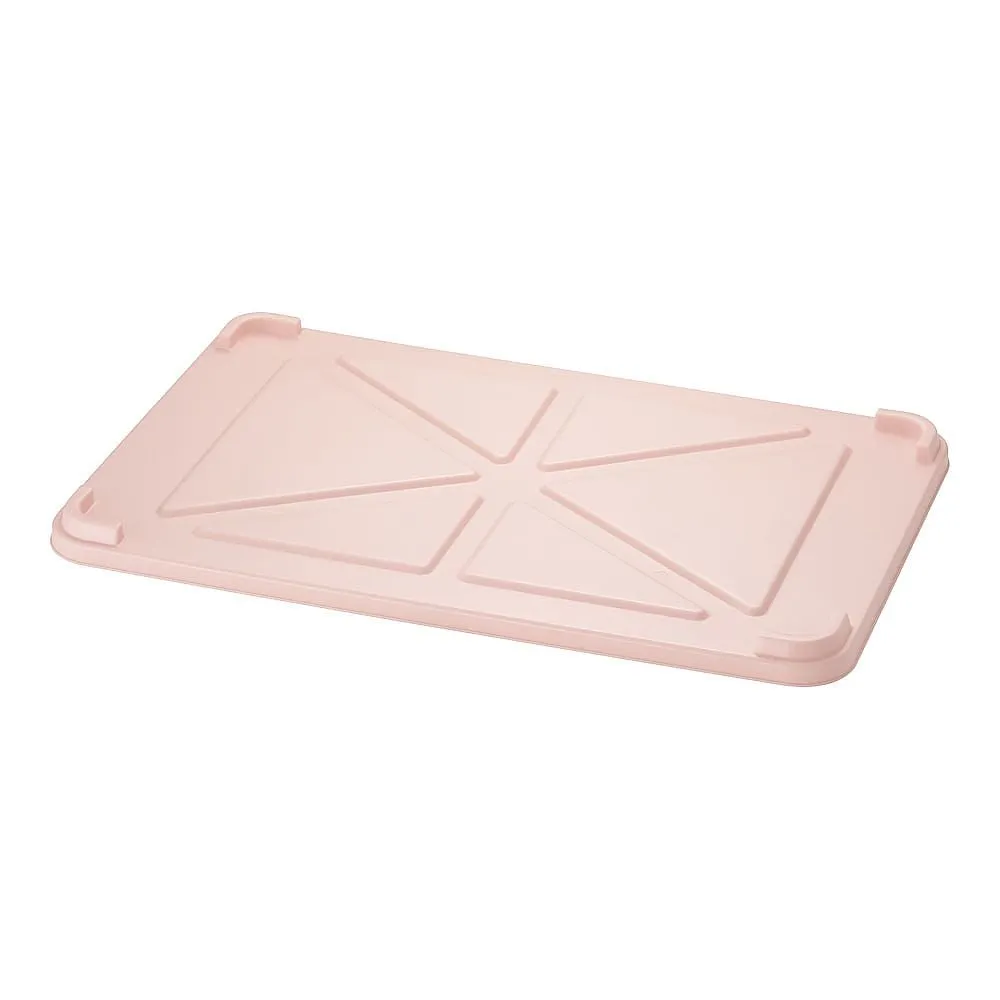 62-6376-42　Sanko PP Color Number Heavy Lid Large Pink