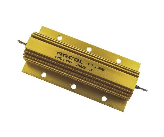 63-7483-88　ArcolHS150系列铝包轴丝壁板贴装电阻，3.3Ω±5% 150W　HS150 3R3 J