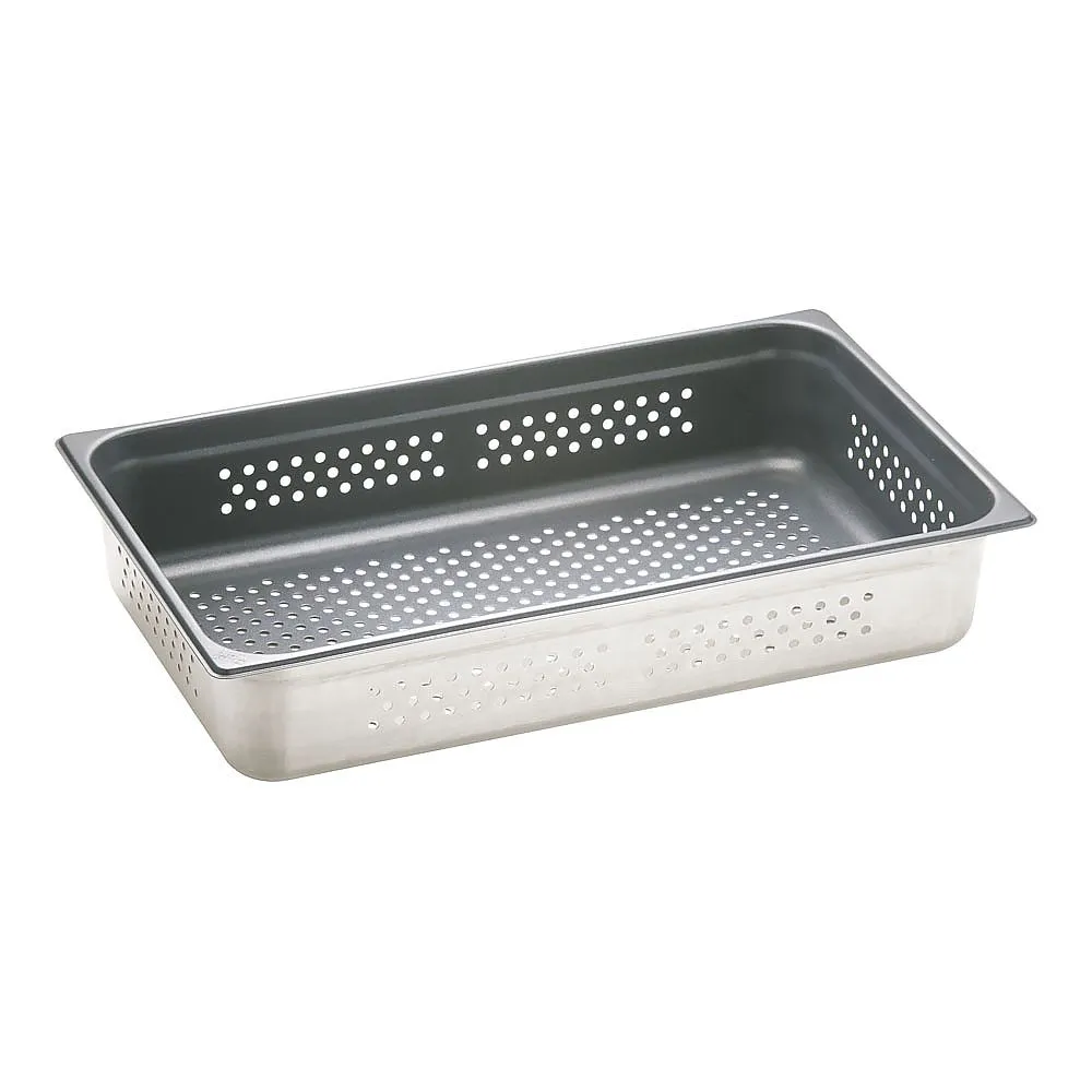 62-6359-80　Nonstick Gastronomic Hole Pan 1/1 100 mm　AGS0904