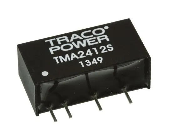63-7415-67　TRACOPOWER TMA 1W隔离直流-直流转换器通过孔，电压在21.6→26.4 V直流，电压输出12V直流　TMA 2412S