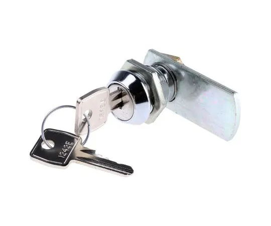 63-7489-95　Euro-Locksa Lowe&Fletcher Group公司Panel to Tongue Depth 19mm Zamak Chrome Plated Camlock, Key to unlock　F6E-03-2 (1242E)