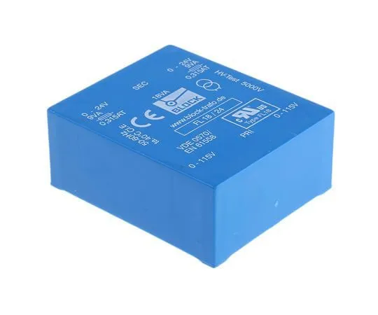 63-7420-27　24V交流2孔PCB变压器输出，18VA　FL 18/24
