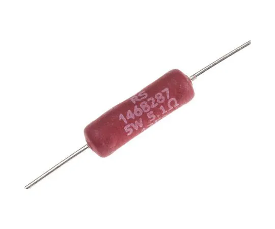 63-7376-56　RS PRO 5.1Ω5W通孔固定电阻±5%±50ppm/°C　146-8287