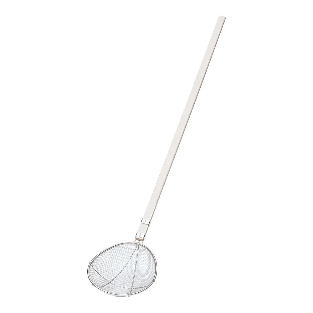 62-6382-64　TS Wooden Handle School Lunch Scoop, Sweenaw Type, Extra Rough (6.5 Mesh)