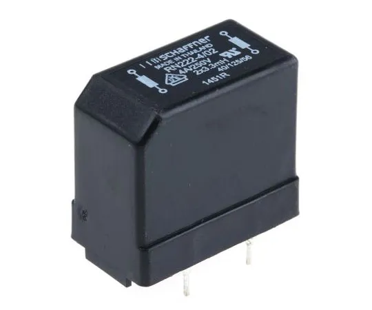 63-7430-10　Schaffner 3.3 mH -30→+50%电流补偿扼流，4A Idc, 45mΩRdc RN　RN222-4-02-3M3