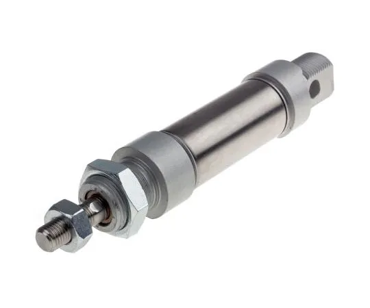 63-7481-27　RS PRO气动圆柱体25mm孔径，25mm冲程，ISO 6432系列，单作用　304-3347