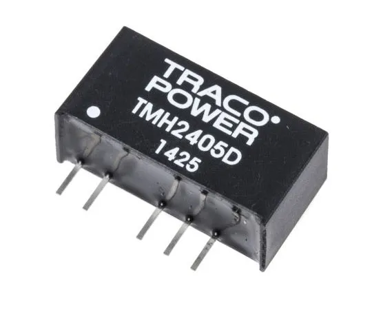 63-7485-84　TRACOPOWER TMH 2W隔离DC-DC转换器通过孔，电压在21.6→26.4 V直流，电压输出±5V直流　TMH 2405D